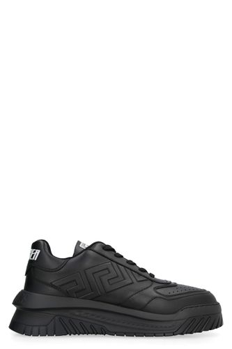 Odissea Leather Low-top Sneakers - Versace - Modalova