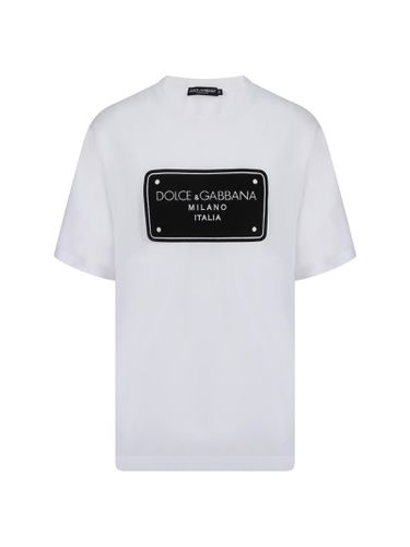 White Cotton T-shirt - Dolce & Gabbana - Modalova