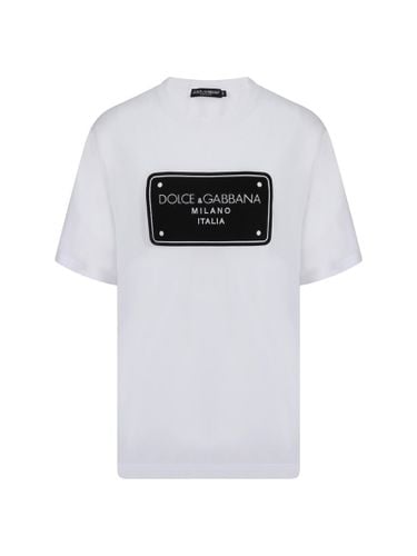 White Cotton T-shirt - Dolce & Gabbana - Modalova