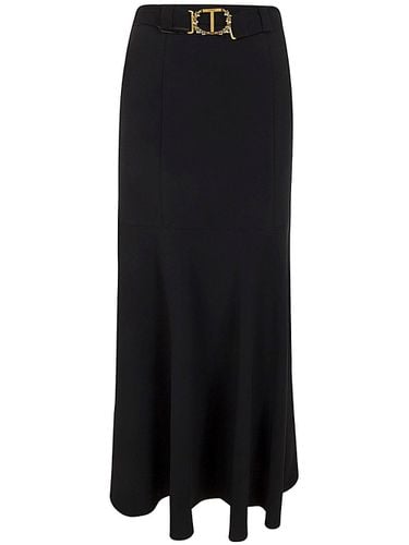 Belted Crepe Texture Maxi Skirt - TwinSet - Modalova