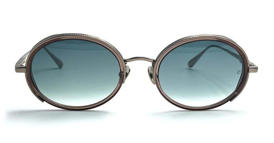 Finn - Light Gold / Translucent Brown Sunglasses - Linda Farrow - Modalova