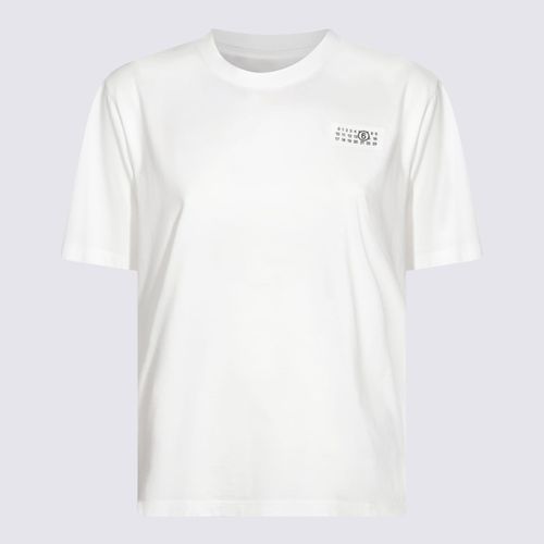 White Cotton T-shirt - MM6 Maison Margiela - Modalova