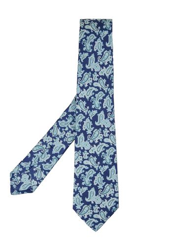 Tie With Cashmere Pattern - Kiton - Modalova