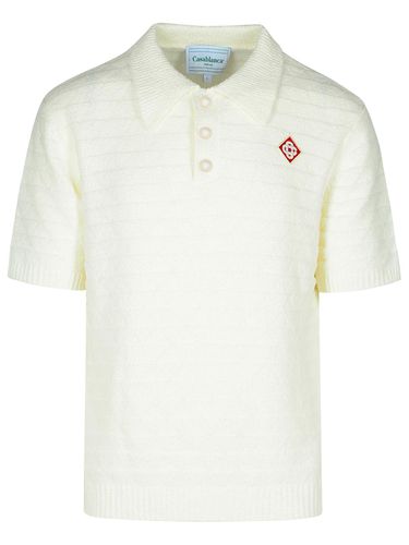 Cotton Blend Polo Shirt - Casablanca - Modalova