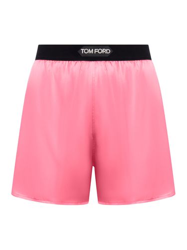 Shorts In Stretch Silk Satin - Tom Ford - Modalova