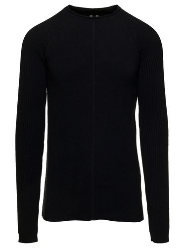 Long Sleeve Top With Crewneck In Cashmere And Wool Man - Rick Owens - Modalova