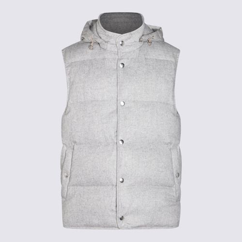 Eleventy Grey Wool Down Jacket - Eleventy - Modalova