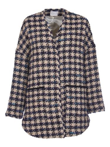 Forte_Forte Round Hem Check Patterned Jacket - Forte Forte - Modalova