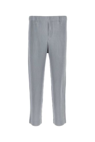 Powder Blue Polyester Pant - Homme Plissé Issey Miyake - Modalova