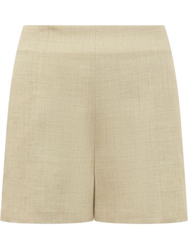 Yellow Linen-blend Short - Philosophy di Lorenzo Serafini - Modalova