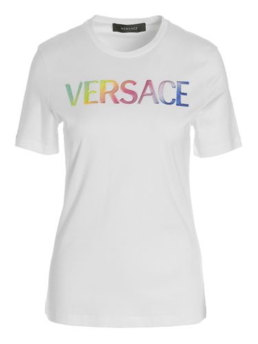 Versace Cotton Logo T-shirt - Versace - Modalova