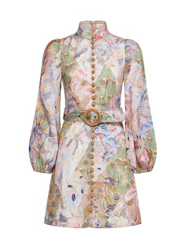 Illustration Belted Mini Dress - Zimmermann - Modalova