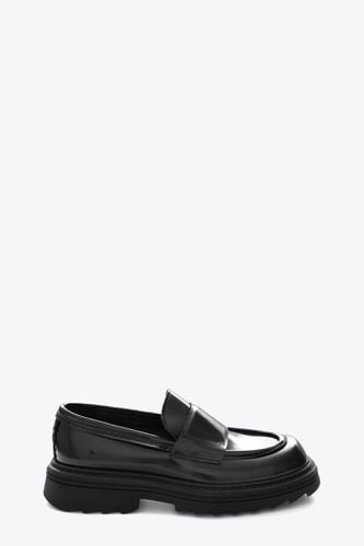 College In Pelle Di Vitello Abrasivato Black leather loafer - Elton 500 - The Antipode - Modalova