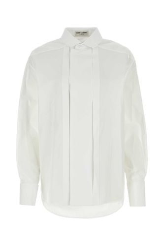 Saint Laurent White Poplin Shirt - Saint Laurent - Modalova
