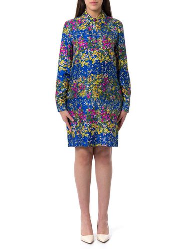Floral Patterned Long-sleeved Dress - Max Mara Studio - Modalova
