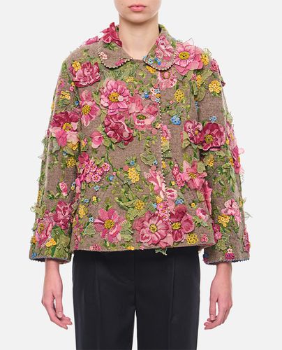 Embroidered Double Breasted Jacket - Péro - Modalova