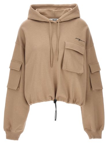 MSGM Cargo Hoodie - MSGM - Modalova