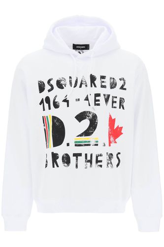 Dsquared2 Cotton Hoodie - Dsquared2 - Modalova