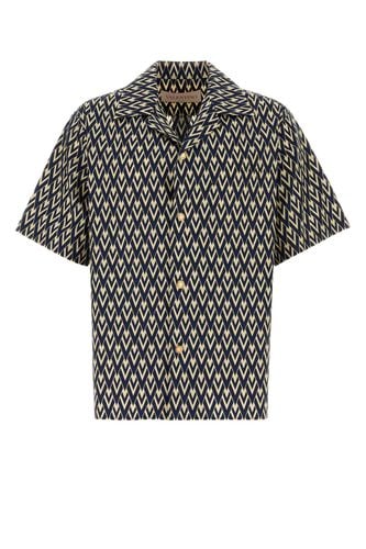 Printed Poplin Shirt - Valentino Garavani - Modalova