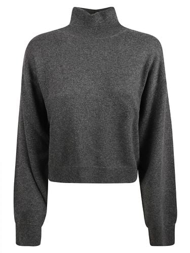 Loose Fit High Neck Sweater - Fabiana Filippi - Modalova