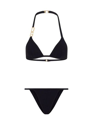 Dg Plaque Triangle Bikini Set - Dolce & Gabbana - Modalova