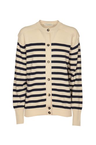 Stripe Patterned Rib Pullover - Philosophy di Lorenzo Serafini - Modalova