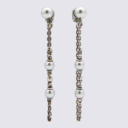 Silver-tone Brass Earrings - Alexander McQueen - Modalova