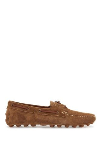 Light Walnut Leather Driving Moccasin Made In Italy - Tod's - Modalova