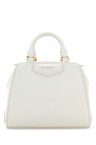 Leather Nano Antigona Cube Handbag - Givenchy - Modalova