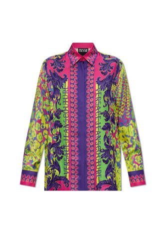 Shirt With Print And Logo - Versace Jeans Couture - Modalova