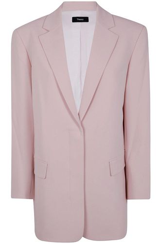 Theory Single-breasted Crepe Blazer - Theory - Modalova