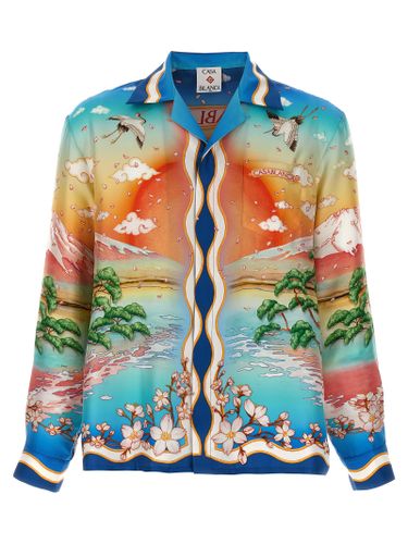 Cuban Collar Tennis Club Shirt - Casablanca - Modalova