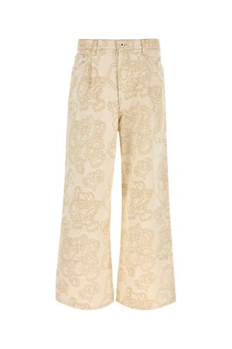 Embroidered Denim Wide-leg Jeans - Kenzo - Modalova