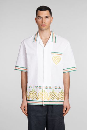 Casablanca Shirt In White Cotton - Casablanca - Modalova