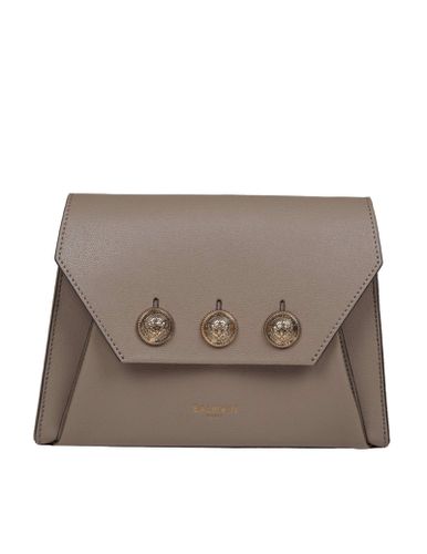 Embleme Bag In Calfskin With -colored Decorative Buttons - Balmain - Modalova
