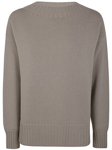 Long Sleeves Crew Neck Oversized Sweater - Drumohr - Modalova