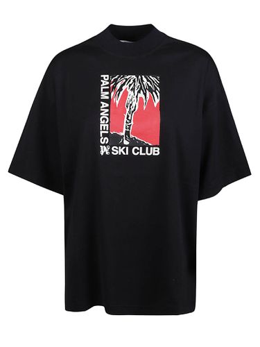 Palm Angels Ski Club Loose T-shirt - Palm Angels - Modalova