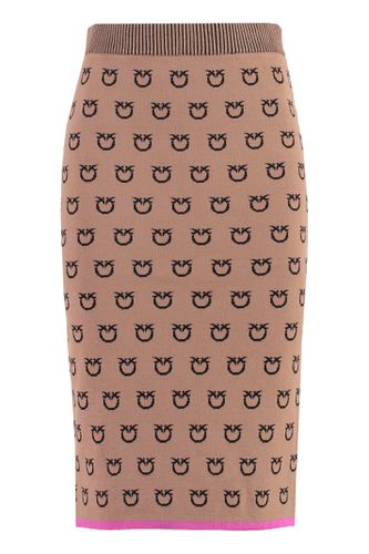 Pinko Jacquard Knit Skirt - Pinko - Modalova