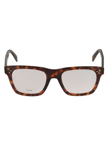 Flame Effect Square Lens Glasses - Celine - Modalova