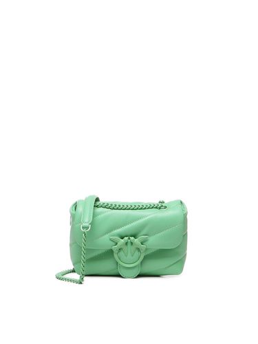 Love Bird Fold-over Mini Crossbody Bag - Pinko - Modalova