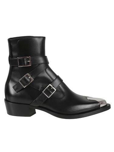 Buckled Strappy Ankle Boots - Alexander McQueen - Modalova