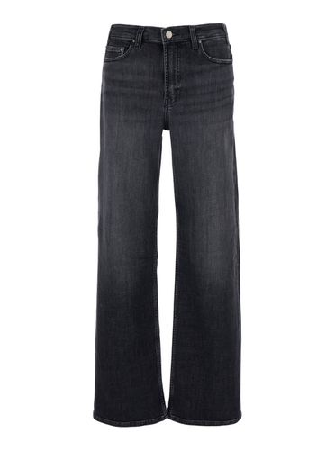 Jeans With Belt Loops And Logo Patch On The Rear In Denim Woman - AG Jeans - Modalova