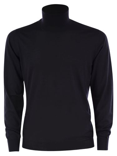 Turtleneck Sweater In Virgin Wool - Fedeli - Modalova