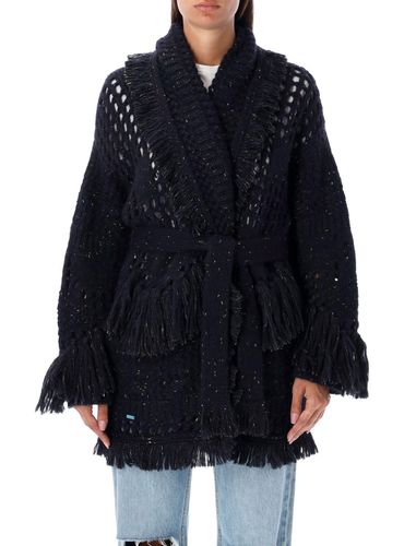 The Astral Speckle Knitted Fringed Cardigan - Alanui - Modalova