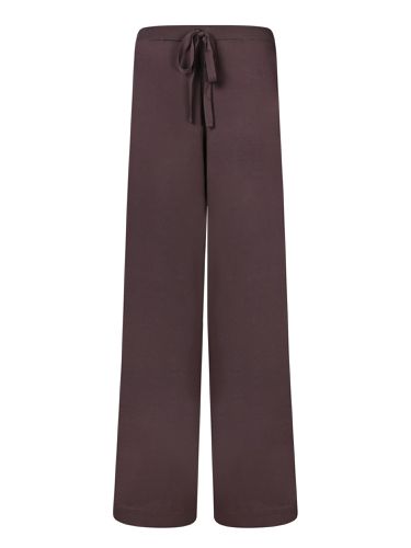 Jersey Wide-leg Trousers - Parosh - Modalova
