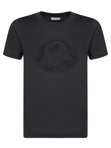 Moncler Logo T-shirt With Studs - Moncler - Modalova