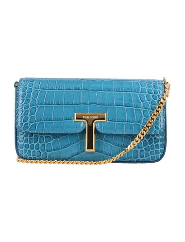 Wallis Mini Bag Crocco Print - Tom Ford - Modalova