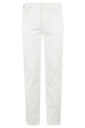 Logo-patch Mid-rise Slim-fit Jeans - Jacob Cohen - Modalova