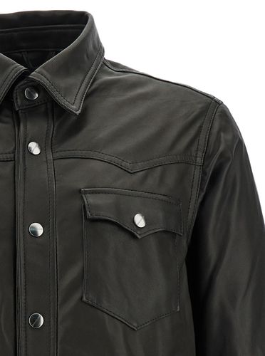 Western Jacket With Long Sleeve In Smooth Leather Man - Giorgio Brato - Modalova