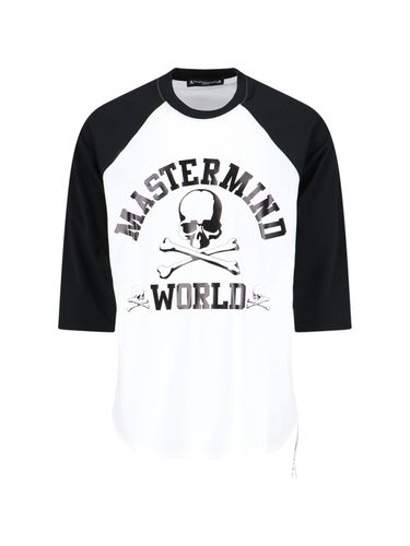 Raglan Logo T-shirt - MASTERMIND WORLD - Modalova